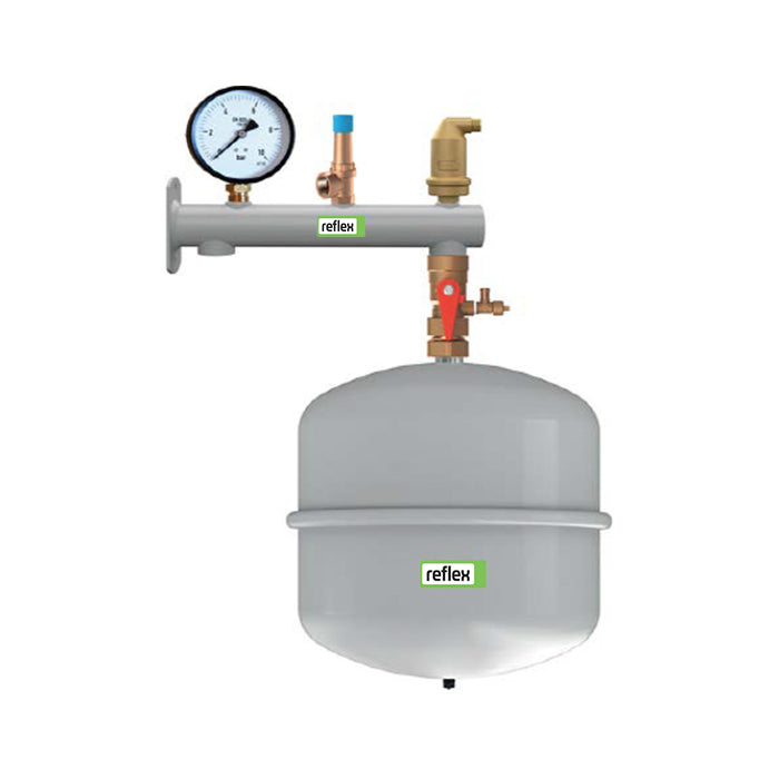 Suport de Perete vase de expansiune Reflex N/S 8-25 litri cu Racorduri Multiple