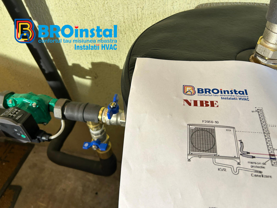 montaj Pompe de Caldura NIBE